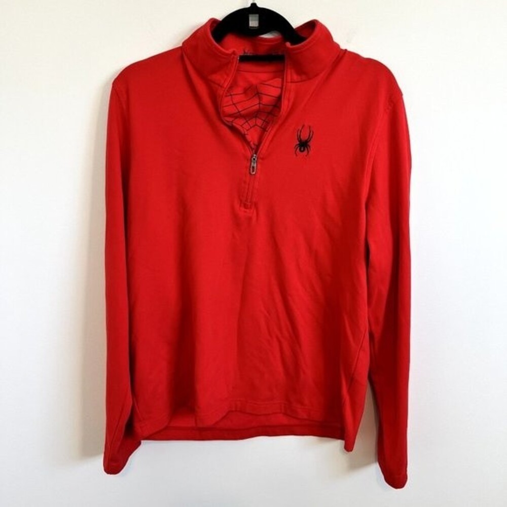 Spyder Buckhorn Cotton/Poly Turtleneck 1/4 Zip Sweater